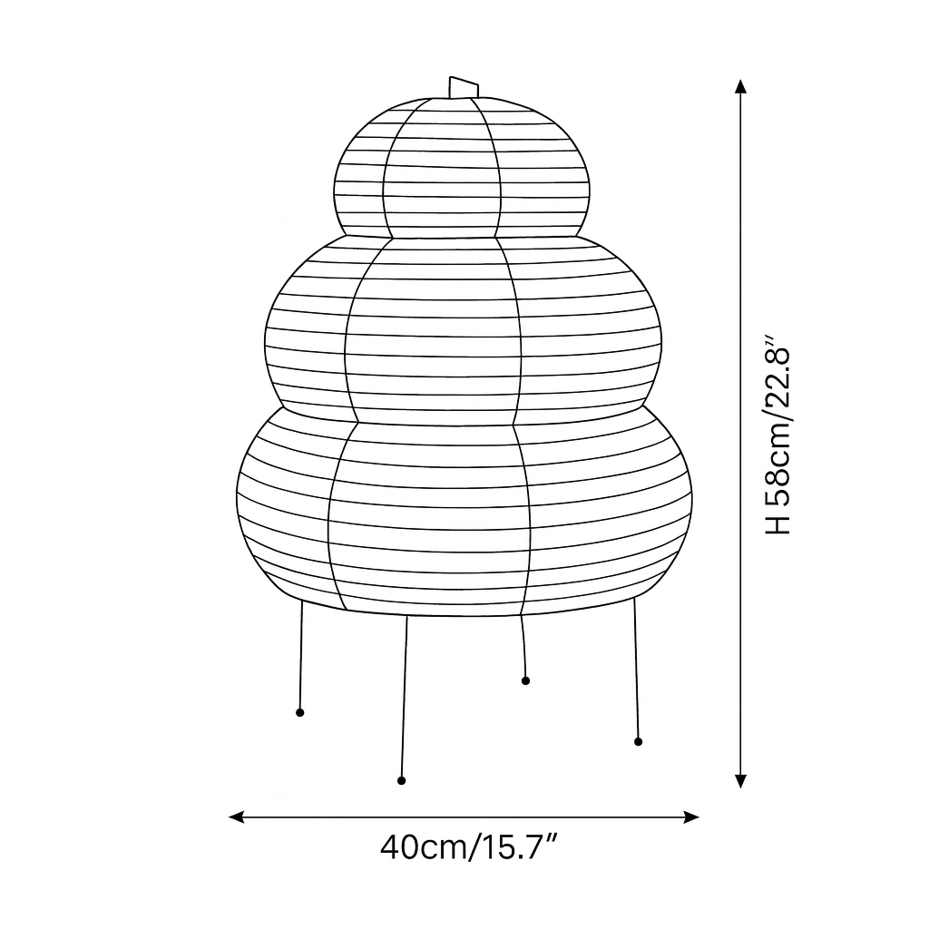 ELVA | JAPANISCHE PAPIERLAMPE